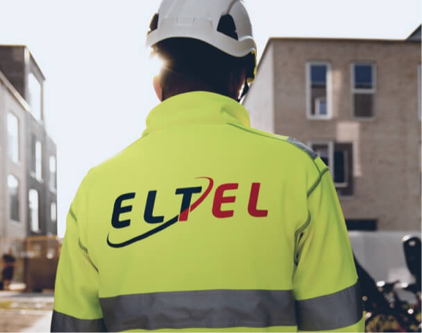 Eltel worker in uniform