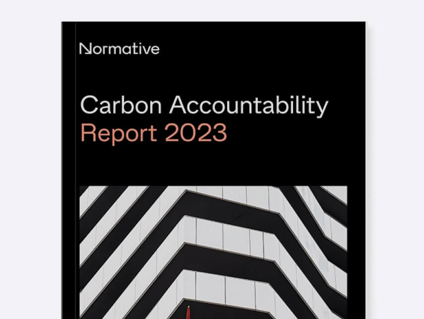 Carbon accountability report cover