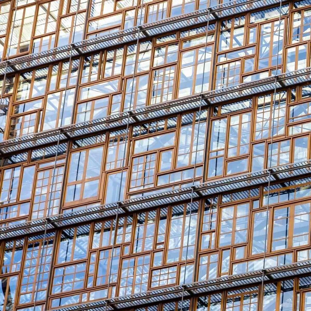 Facade with windows